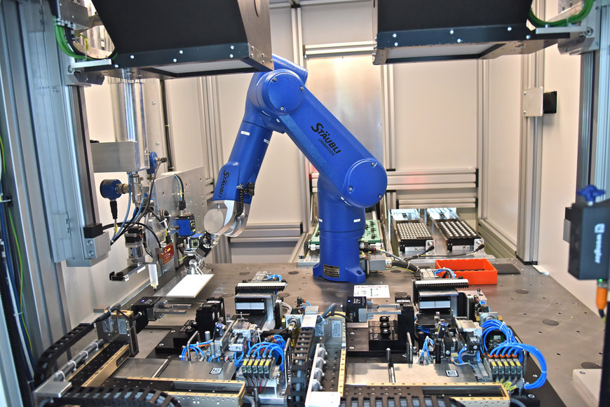 Robotic Assembly of Sensors in an Industry 4.0 Environment